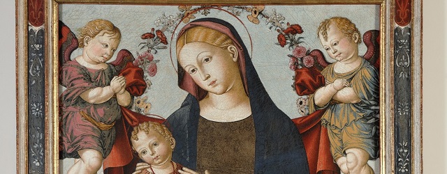 tempera grassa su tela
Madonna con Bambino
attr Bernardino di Mariotto