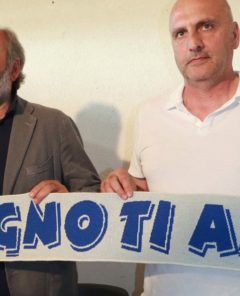 IMMAGINI FOLIGNIO CALCIO ALLENATORE ARMILLEI E TOFI