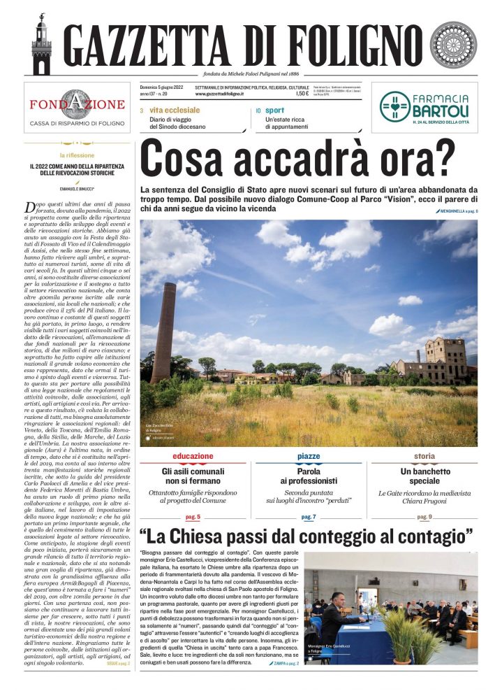 Gazzetta di Foligno n. 20 - 5 Giugno 2022