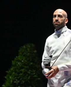 Epee Men Season 2023-24 
In photo: SANTARELLI Andrea
Photo: Augusto Bizzi