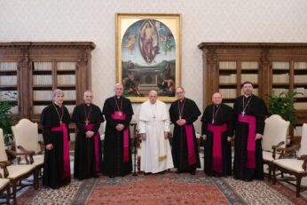 I vescovi umbri in visita ad limina ricevuti da papa Francesco il 18 marzo 2024 f1