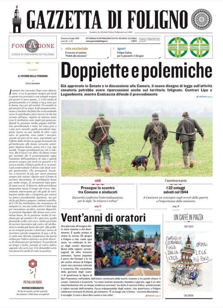 Gazzetta di Foligno n. 25 5 luglio 2026