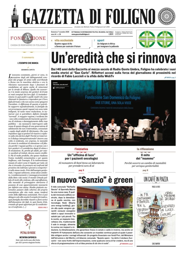 Gazzetta di Foligno n. 38 1° Novembre 2026